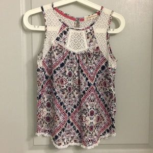 Cute floral tank